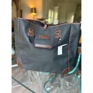 NWT $348 Brooks Brothers Country Club Pebble Leather Tote Bag